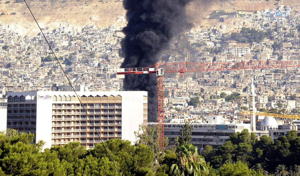 Exército Sírio Livre assume autoria de ataque em Damasco (Foto: Reuters) Exército Sírio Livre assume autoria de ataque em Damasco