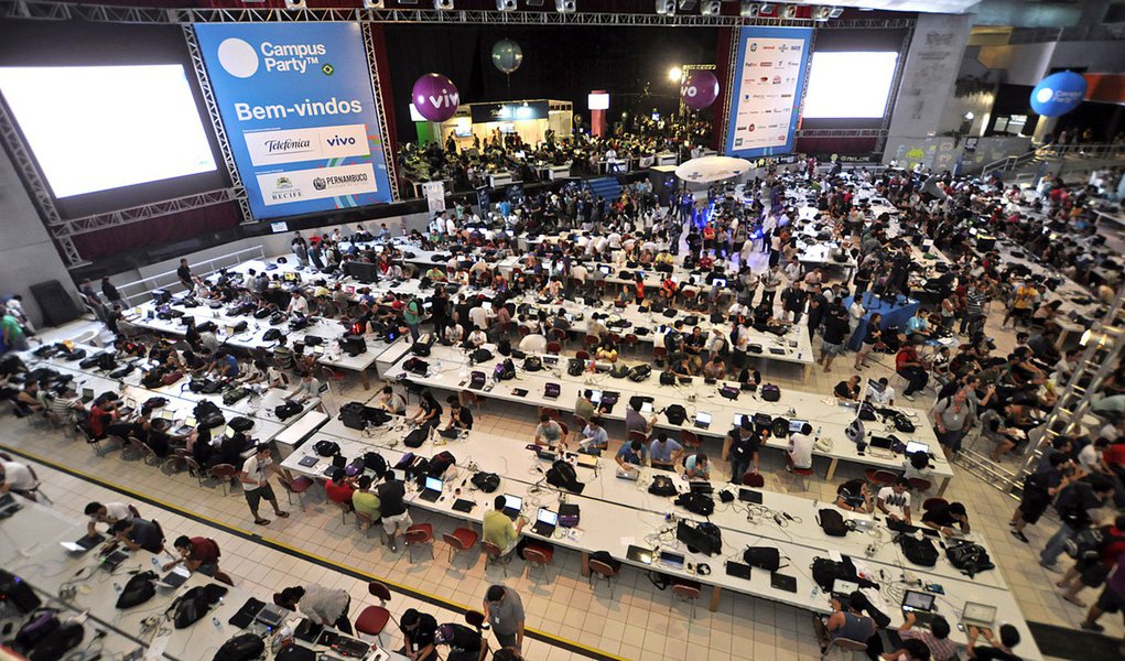 Campus Party Recife chega ao fim de olho em 2013 (Foto: Eudes Santana/Campus Party) Campus Party Recife chega ao fim de olho em 2013