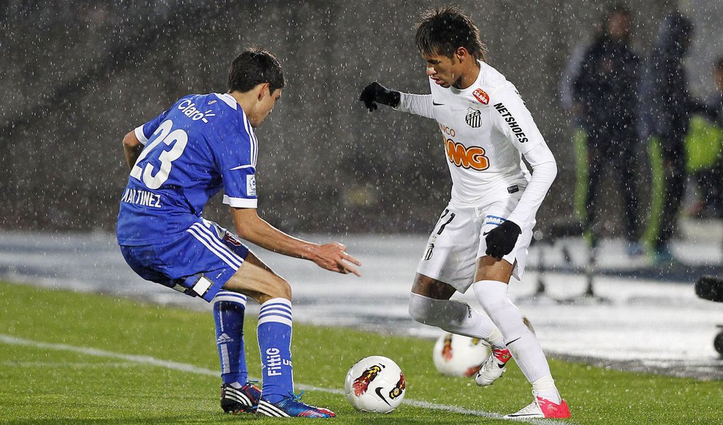 Santos empata com Universidad de Chile (Foto: Eliseo Fernandez/Reuters) Santos empata com Universidad de Chile