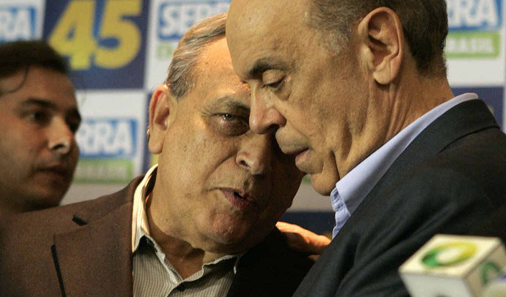 "Serra nunca disse que ia sair do partido (PSDB)" (Foto: SERGIO NEVES) "Serra nunca disse que ia sair do partido (PSDB)"