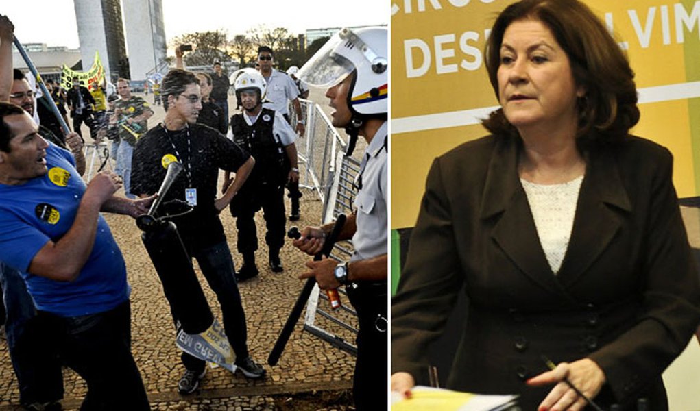 Diante das greves, Miriam Belchior dá sinais de esgotamento (Foto: Agência Brasil) Diante das greves, Miriam Belchior dá sinais de esgotamento