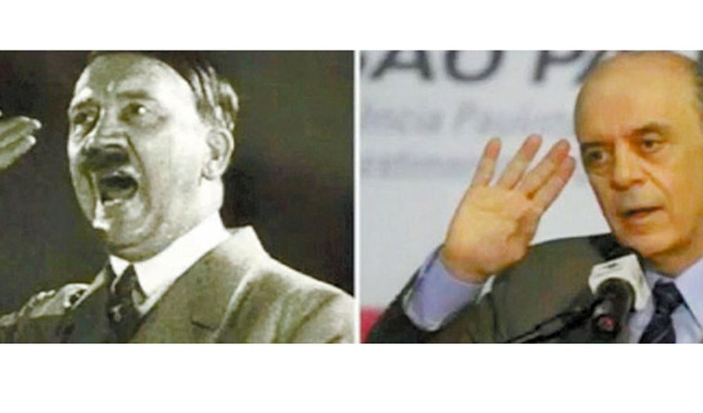 PSDB planeja ir à Justiça por vídeo que compara Serra a Hitler (Foto: Divulgação) PSDB planeja ir à Justiça por vídeo que compara Serra a Hitler