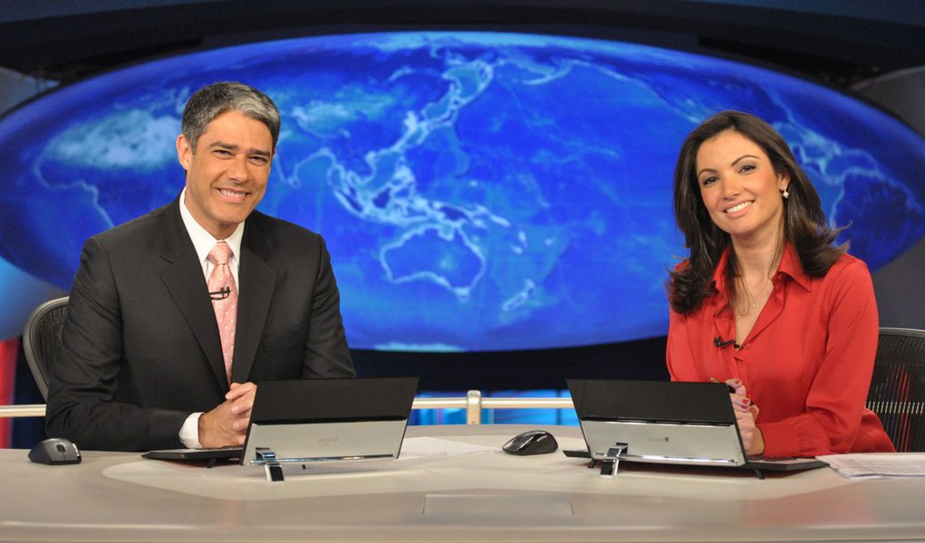 Patricia Poeta e William Bonner (Foto: Roberta Namour) Patricia Poeta e William Bonner