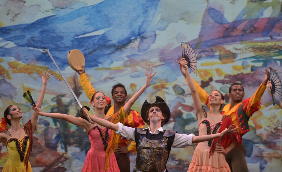 Escola Bolshoi apresenta Don Quixote em Brasília (Foto: Marcello Casal Jr/ABr) Escola Bolshoi apresenta Don Quixote em Brasília