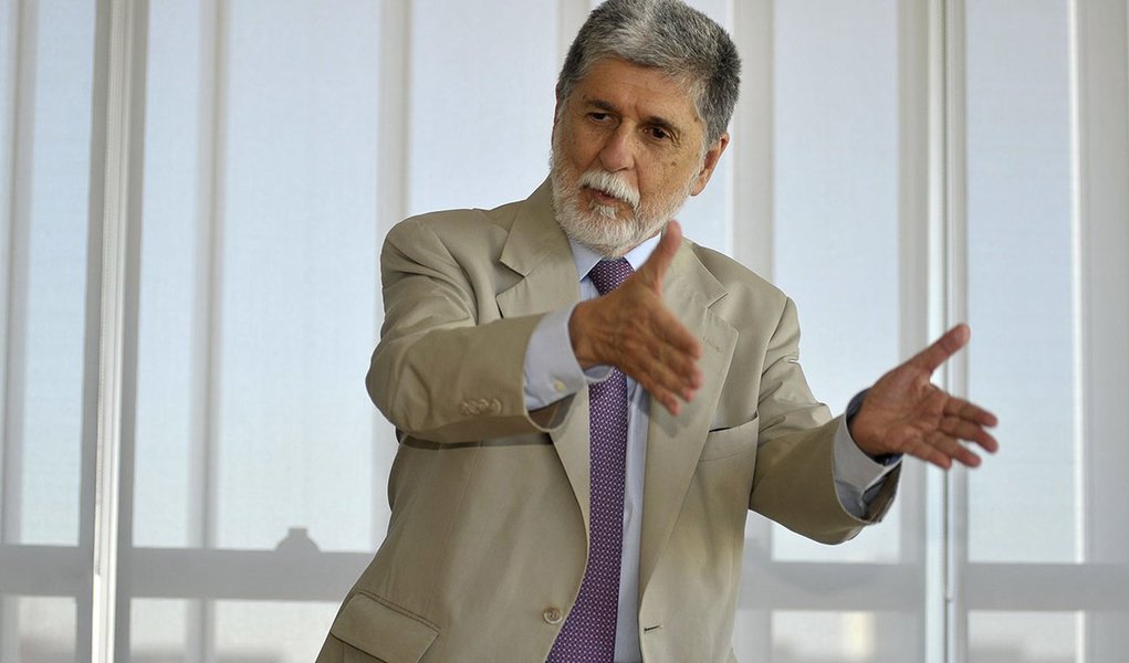 Celso Amorim manda mensagem a Lula neste 1º de Maio (Foto: Agência Brasil) Celso Amorim manda mensagem a Lula neste 1º de Maio