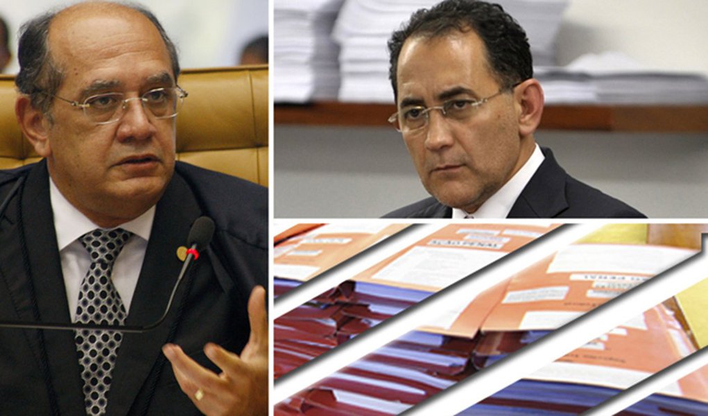 Gilmar Mendes condena João Paulo por corrupção e peculato (Foto: Edição/247) Gilmar Mendes condena João Paulo por corrupção e peculato