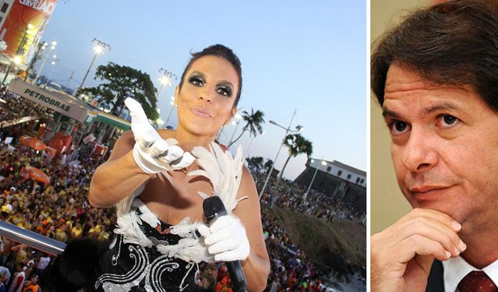 Show de Ivete dá dor de cabeça a Cid Gomes Show de Ivete dá dor de cabeça a Cid Gomes
