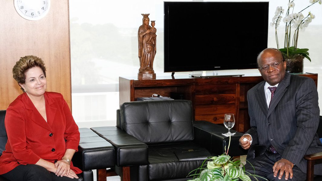 Dilma volta a discutir reforma com Barbosa (Foto: Roberto Stuckert Filho) Dilma volta a discutir reforma com Barbosa