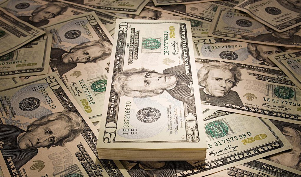 Twenty dollar banknotes (Foto: Gisele Federicce) Twenty dollar banknotes