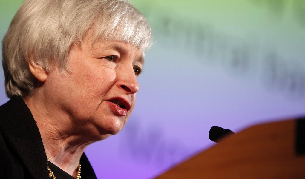 Janet Yellen, a primeira mulher a comandar o Fed (Foto: ROBERT GALBRAITH) Janet Yellen, a primeira mulher a comandar o Fed