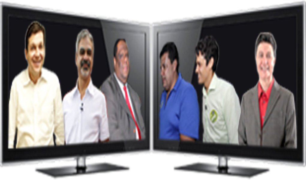 Prefeituráveis partem para o ataque em debate quente (Foto: Edição/247) Prefeituráveis partem para o ataque em debate quente