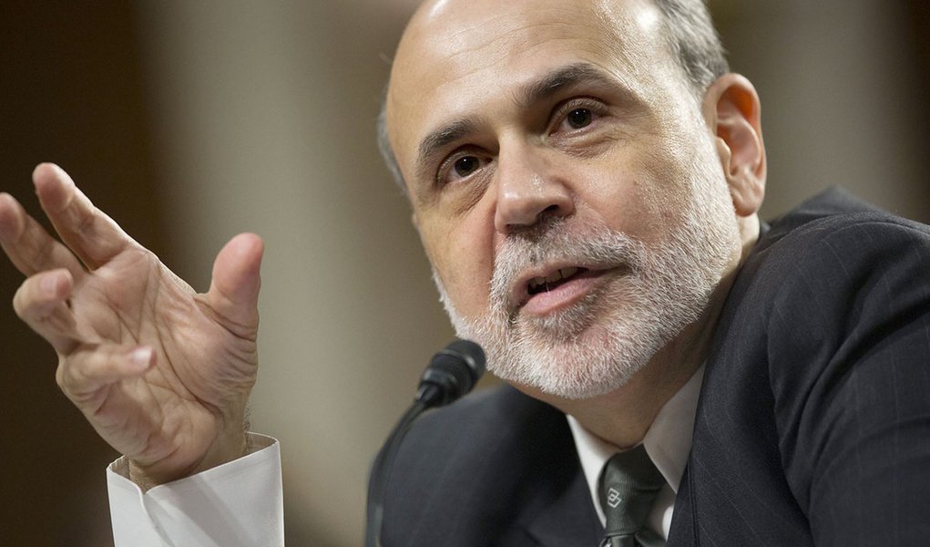 Bernanke: redução de estímulo deve começar este ano (Foto: Benjamin Myers) Bernanke: redução de estímulo deve começar este ano
