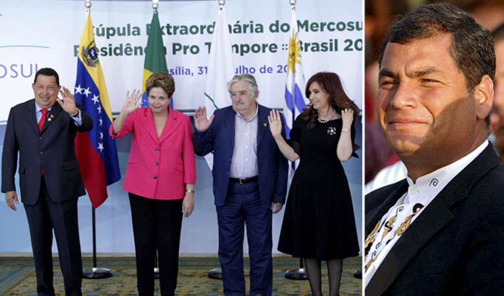 Depois de Chávez, Correa é o próximo da fila (Foto: Ueslei Marcelino/ REUTERS_Divulgação) Depois de Chávez, Correa é o próximo da fila