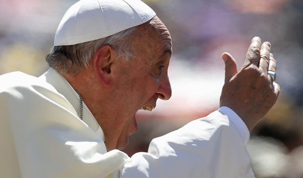 "Nos vemos em três dias", diz papa no Twitter (Foto: STEFANO RELLANDINI) "Nos vemos em três dias", diz papa no Twitter