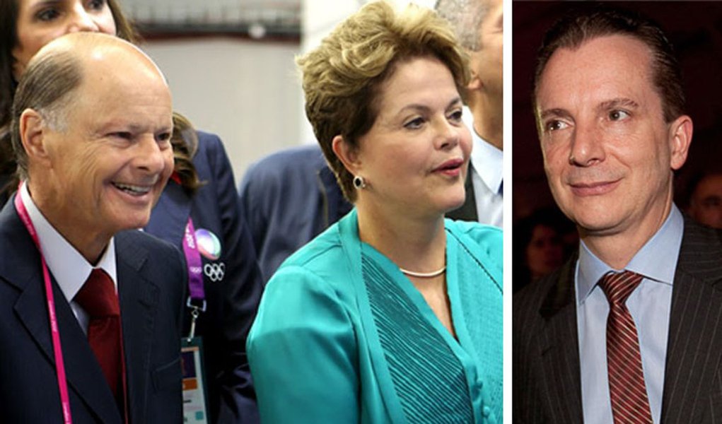 Ao lado do bispo Macedo, Dilma ajuda Russomano (Foto: Record_Folhapress) Ao lado do bispo Macedo, Dilma ajuda Russomano