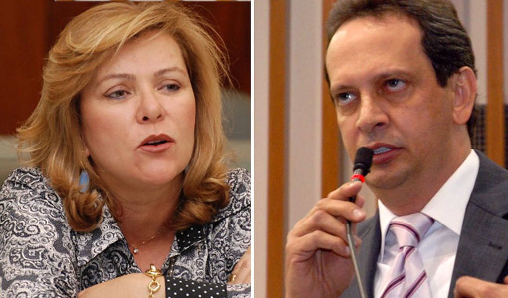 Adriete Elias e Túlio Isac travam debate intenso (Foto: Divulgação) Adriete Elias e Túlio Isac travam debate intenso