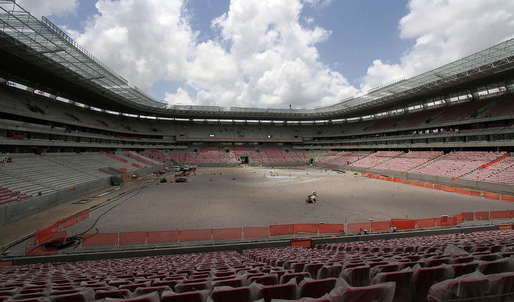 Arena PE entra em fase final de construção Arena PE entra em fase final de construção