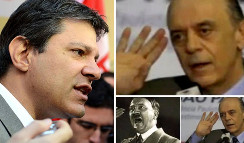 Comparação de Serra a Hitler abre crise na campanha Haddad (Foto: Folhapress_Divulgação) Comparação de Serra a Hitler abre crise na campanha Haddad