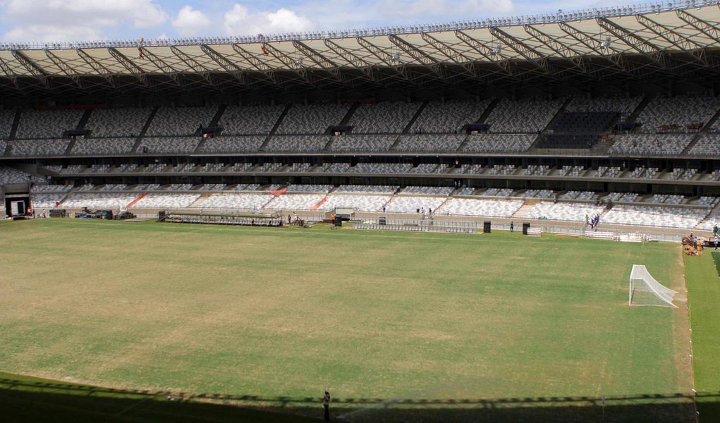 A triste reabertura do estádio de uma torcida só (Foto: SAMUEL COSTA) A triste reabertura do estádio de uma torcida só