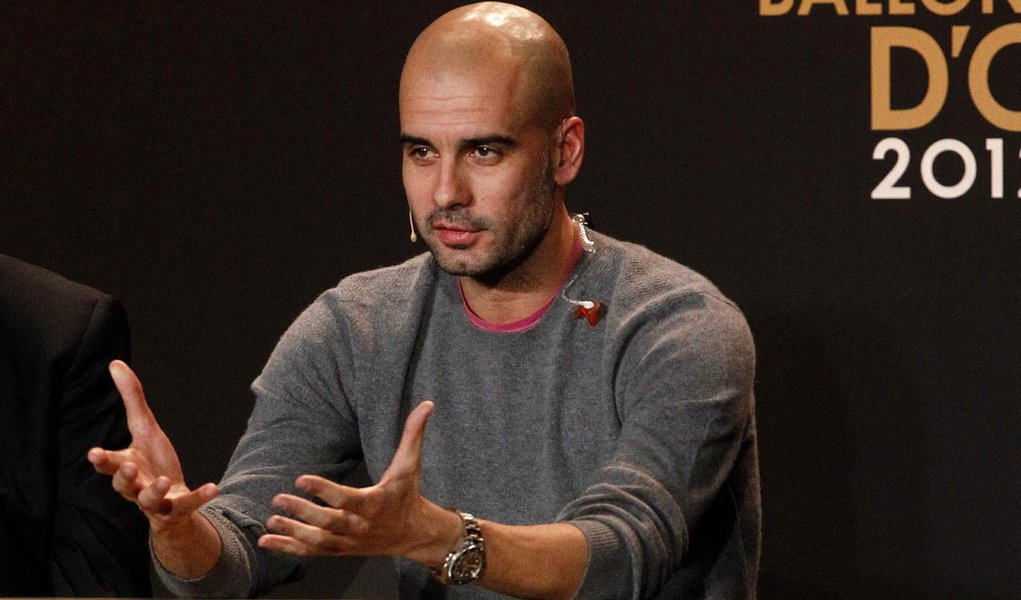 Guardiola vai treinar o Bayern a partir de julho (Foto: ARND WIEGMANN) Guardiola vai treinar o Bayern a partir de julho