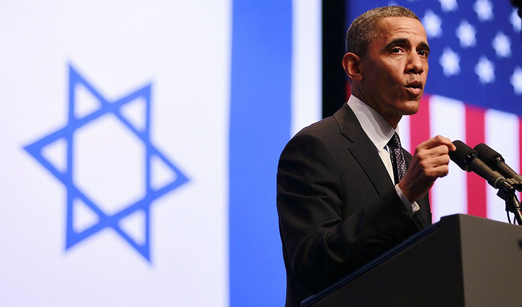 Em Israel, Obama defende Palestina (Foto: JASON REED) Em Israel, Obama defende Palestina