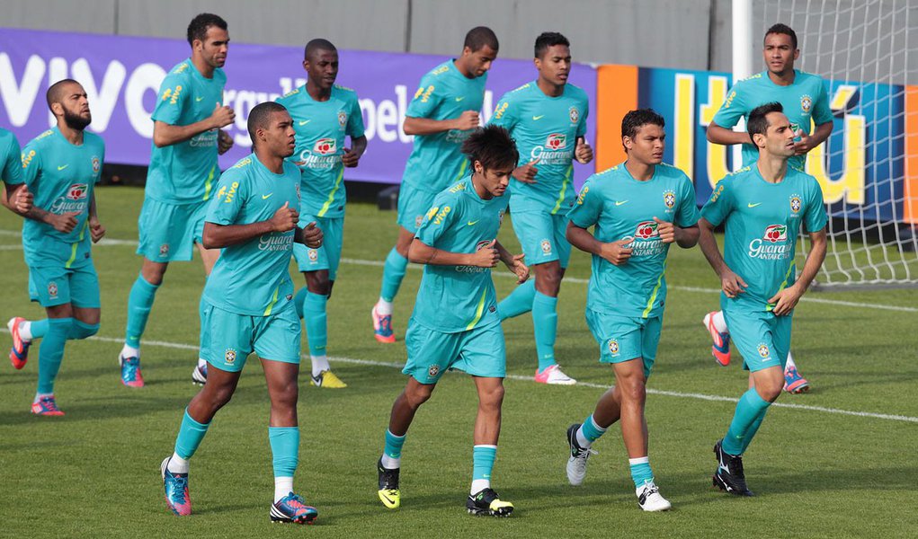 Seleção brasileira treina para amistoso desta quarta-feira (Foto: Rafael Ribeiro / CBF) Seleção brasileira treina para amistoso desta quarta-feira