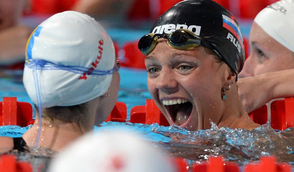 Russa bate recorde mundial dos 50m Russa bate recorde mundial dos 50m