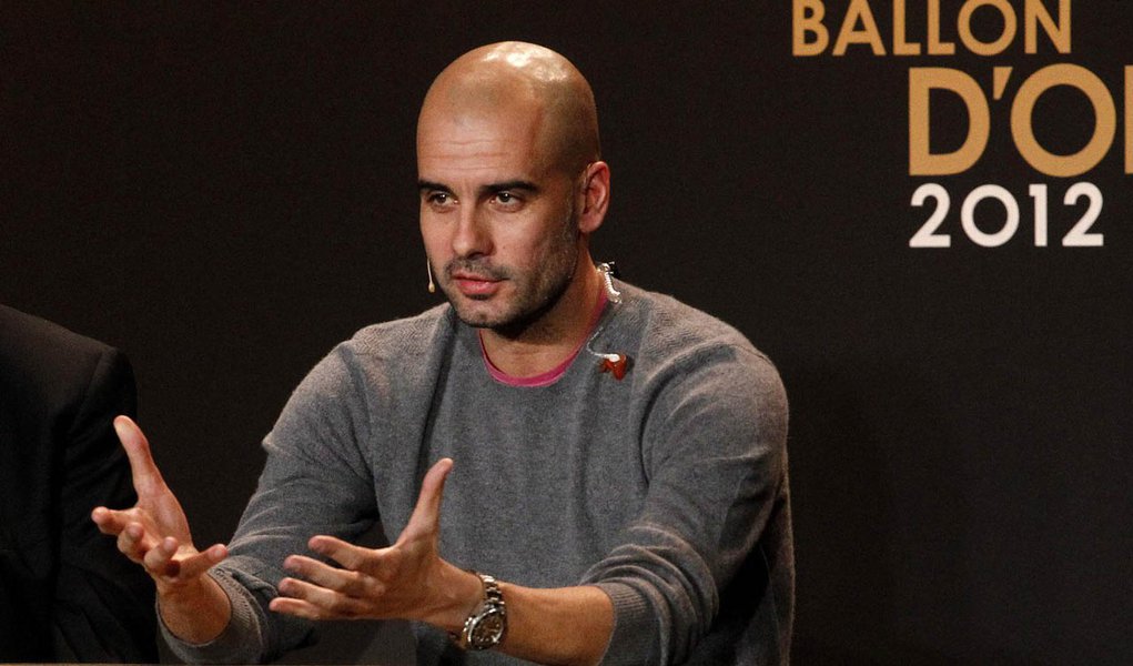 Guardiola retomará carreira na próxima temporada (Foto: ARND WIEGMANN) Guardiola retomará carreira na próxima temporada