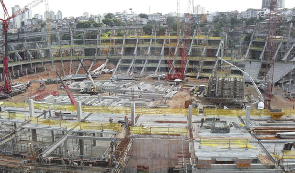 Comissão da Assembleia Legislativa convida consórcio para explicar atraso na obra da Arena Fonte Nova (Foto: Divulgação) Comissão da Assembleia Legislativa convida consórcio para explicar atraso na obra da Arena Fonte Nova