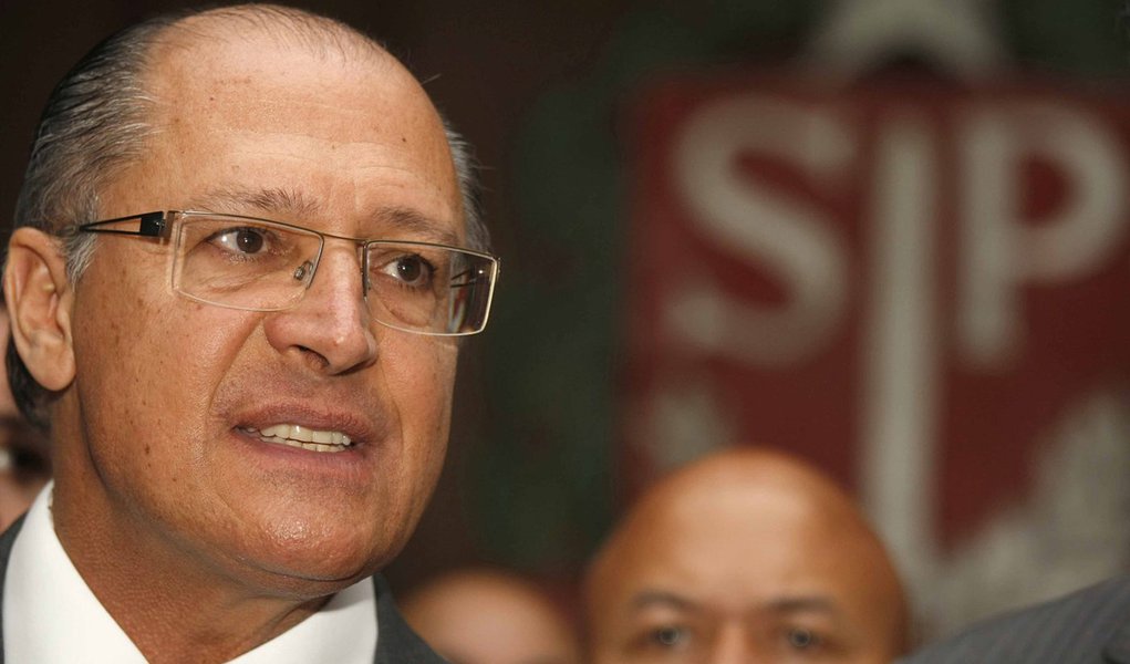 Alckmin reconhece: violência segue elevada (Foto: Luiz Carlos Murauskas) Alckmin reconhece: violência segue elevada