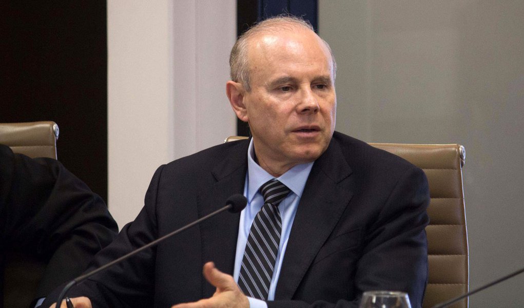 Mantega aponta queda da inflação (Foto: MARCELO BRAMMER) Mantega aponta queda da inflação