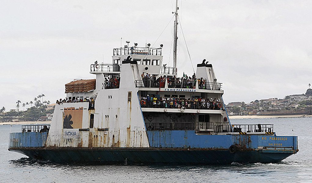 Travessia Salvador-Itaparica ganhará dois novos ferries (Foto: Divulgação) Travessia Salvador-Itaparica ganhará dois novos ferries