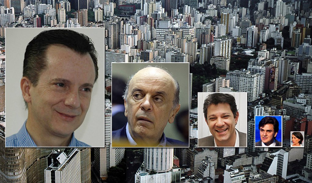Datafolha: Russomanno 31%, Serra 22%, Haddad 14% (Foto: Edição/247 ) Datafolha: Russomanno 31%, Serra 22%, Haddad 14%