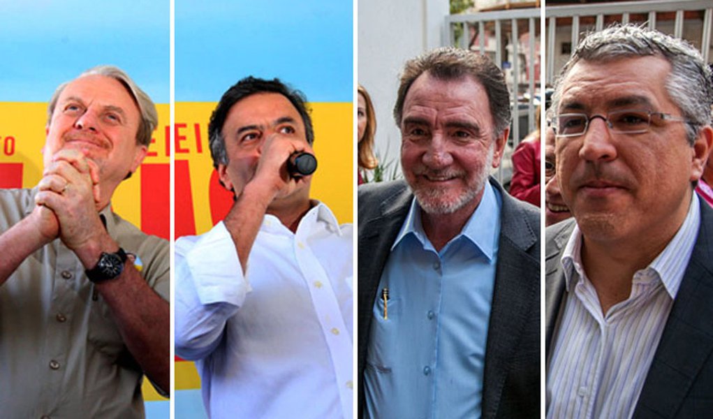 Para Aécio, Alexandre Padilha foi patético (Foto: Montagem/247) Para Aécio, Alexandre Padilha foi patético