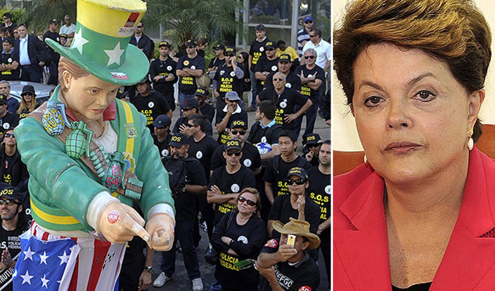 Sob pressão da greve, Dilma dará de 4,5% a 5,5% (Foto: Edição/247) Sob pressão da greve, Dilma dará de 4,5% a 5,5%