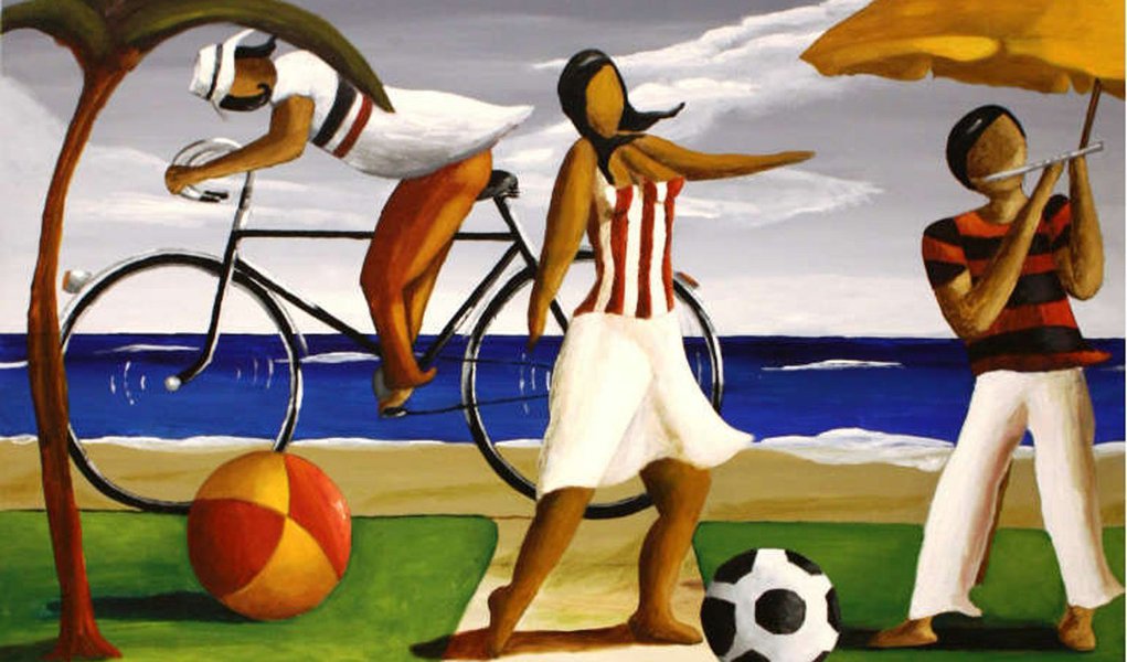 Exposição no Recife traz artesanato inspirado no futebol (Foto: Reprodução) Exposição no Recife traz artesanato inspirado no futebol