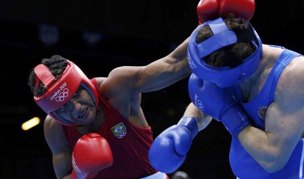 Yamaguchi Falcão fica com o bronze no boxe (Foto: Murad Sezer/Reuters) Yamaguchi Falcão fica com o bronze no boxe