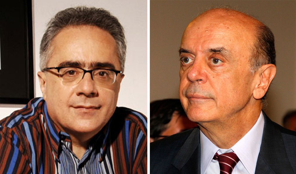 Nassif faz apanhado de "truculência reiterada de Serra" (Foto: Edição/247) Nassif faz apanhado de "truculência reiterada de Serra"
