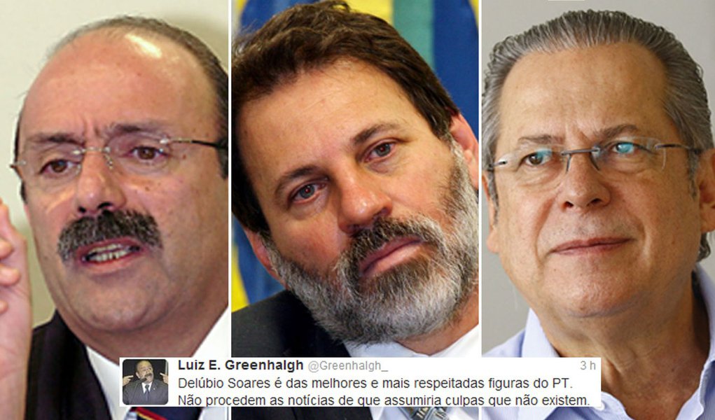 Greenhalgh: Delúbio não vai assumir mensalão (Foto: Edição/247) Greenhalgh: Delúbio não vai assumir mensalão
