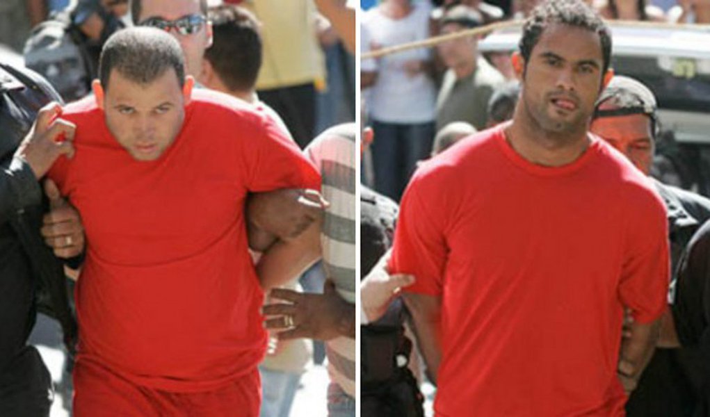 Crime Passional? Bruno e Macarrão teriam um caso (Foto: Edição/247) Crime Passional? Bruno e Macarrão teriam um caso