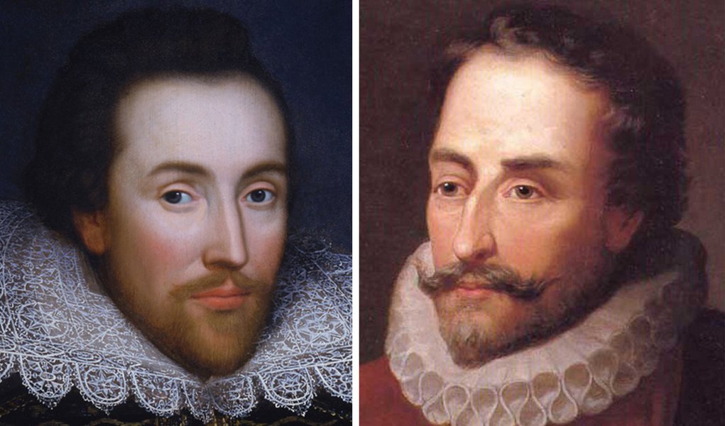 No mesmo dia, morreram William Shakespeare e Miguel de Cervantes (Foto: Montagem/247) No mesmo dia, morreram William Shakespeare e Miguel de Cervantes