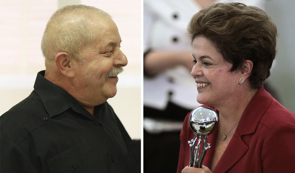 Lula ganha aplauso de Dilma e ‘olê’ no Planalto (Foto: Edição/247) Lula ganha aplauso de Dilma e ‘olê’ no Planalto