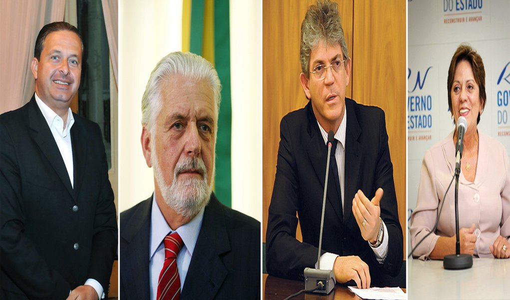 Governadores do NE se reúnem para discutir seca (Foto: Montagem PE247) Governadores do NE se reúnem para discutir seca