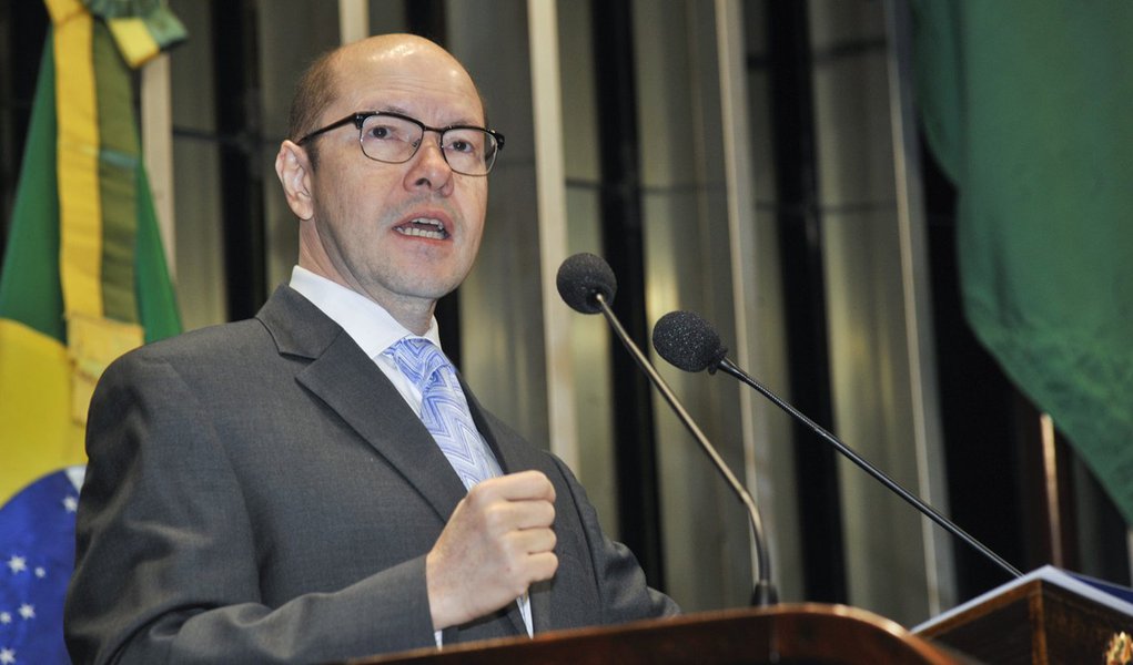 Demóstenes: “Exijo ser investigado pelo STF" (Foto: José Cruz/Agência Senado) Demóstenes: “Exijo ser investigado pelo STF"