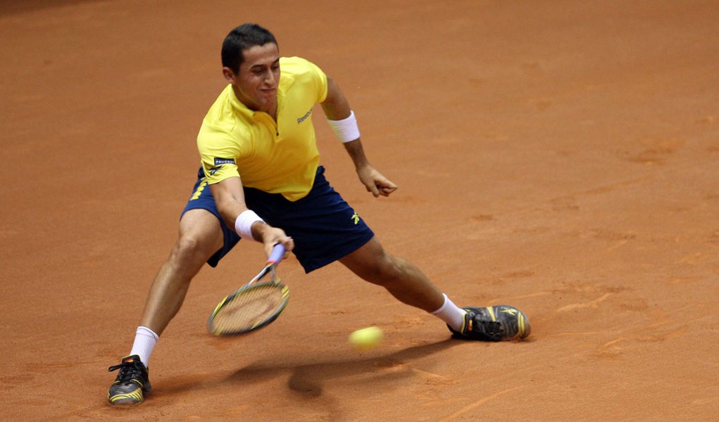 Almagro vence e leva tri inédito no Brasil Open (Foto: JF DIORIO/AGÊNCIA ESTADO) Almagro vence e leva tri inédito no Brasil Open