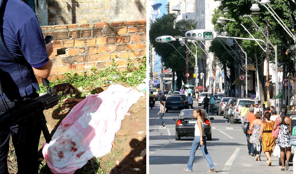 Bahia: mesmo com greve no fim, crimes continuam (Foto: LÚCIO TÁVORA/AGÊNCIA ESTADO_ERNESTO RODRIGUES/AGÊNCIA ESTADO) Bahia: mesmo com greve no fim, crimes continuam