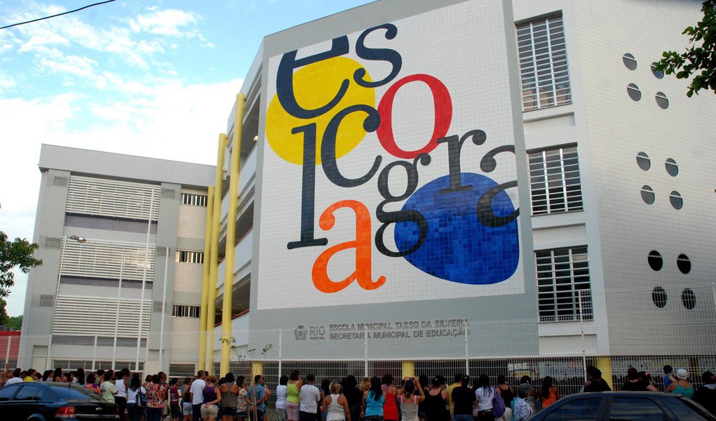 Escola de Realengo se reinventa na volta às aulas (Foto: Fernando Melo) Escola de Realengo se reinventa na volta às aulas