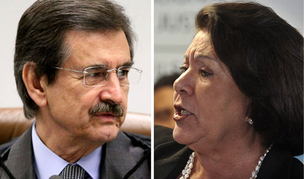 Peluso insinua que Calmon tem pretensões políticas (Foto: Divulgação_Antonio Cruz/Agência Brasil) Peluso insinua que Calmon tem pretensões políticas