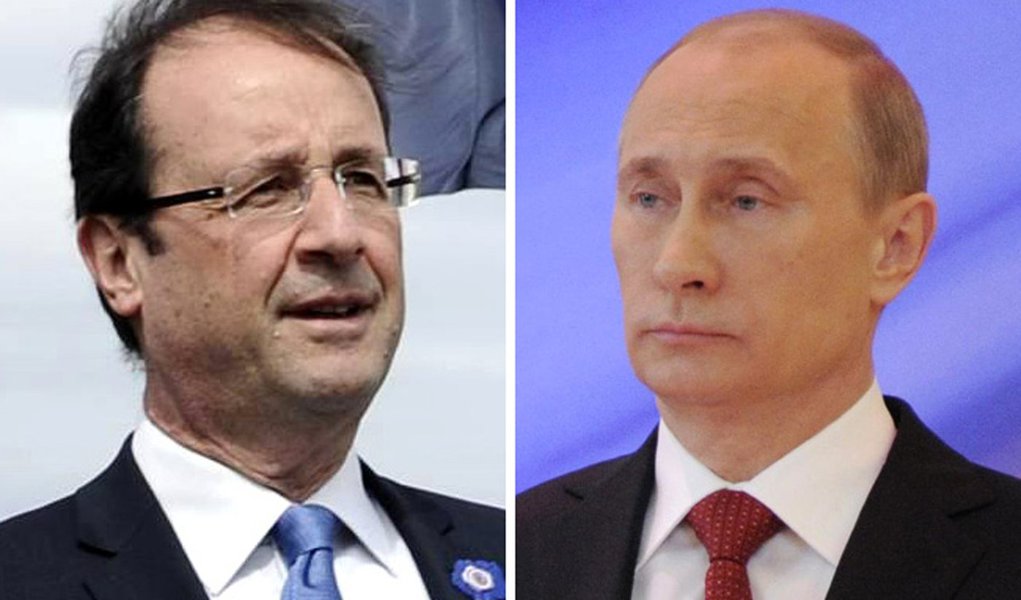 Hollande e Putin vêm para a Rio + 20 (Foto: Reuters) Hollande e Putin vêm para a Rio + 20