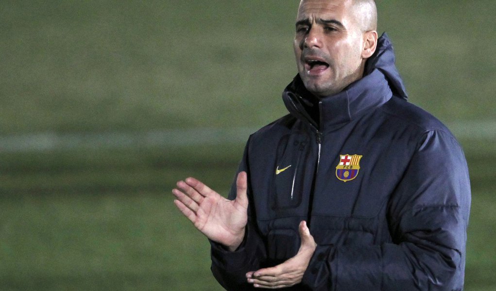 Guardiola é eleito melhor técnico do ano (Foto: Toru Hanai/REUTERS) Guardiola é eleito melhor técnico do ano